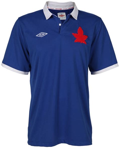 We respect and love the beautiful game as much as you do and want you to look and perform your best on or off the pitch. New Canada Centenary Umbro Kit- Blue Canada Soccer Jersey ...