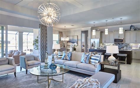 Contemporary Chic Style With An Elegant Color Scheme Of Soft Blues And