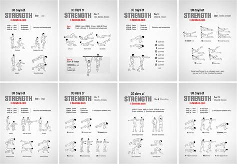 30 Days Of Strength Body Weight Arm Workout Strength Workout