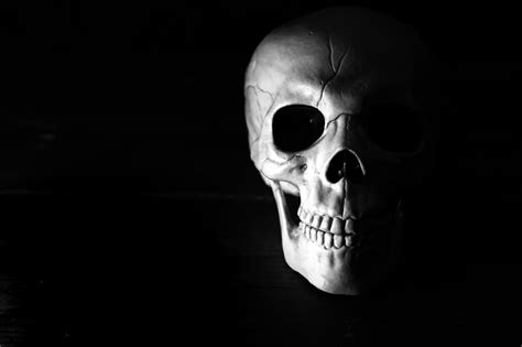 Black and White Skull Wallpapers - Top Free Black and White Skull