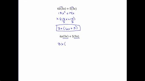 Factoring By Greatest Common Factor Youtube