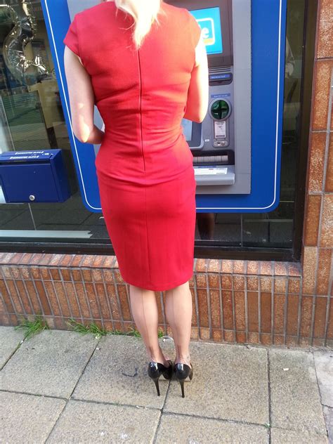 getting money gurly dressed so exciting being outside in a nice dress and heels stockings