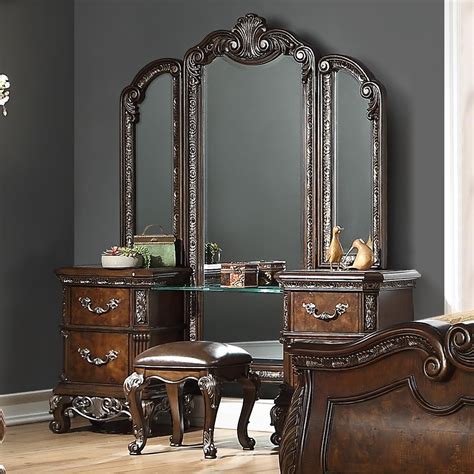 Home Insights Bali Vanity With Triple Mirror Royal Furniture