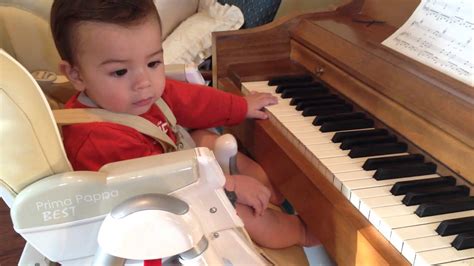 Adorable Baby Playing Piano By Benjamin Scott Youtube