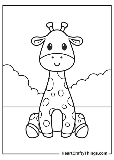 Baby Animals Coloring Pages In 2021 Animal Coloring Pages Cute