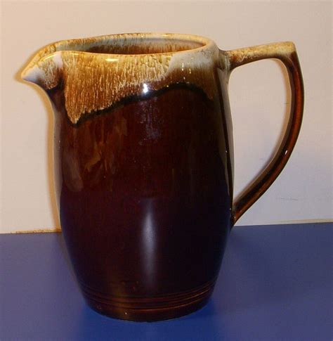 Vintage Mccoy Brown Drip Pitcher Usa 385 75 Inches Tall 1980s Mccoy