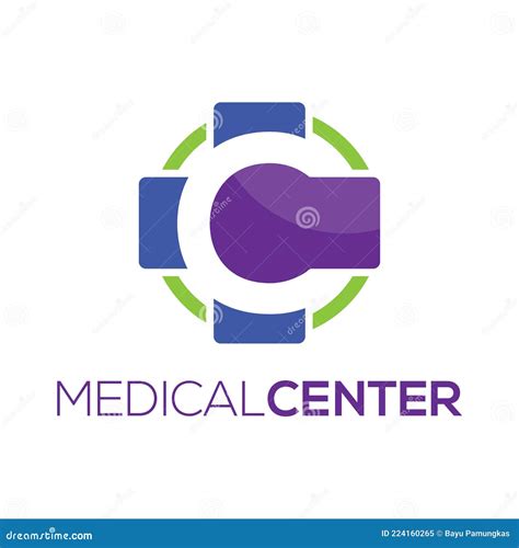 Medical Center Logo Vector Element Center Of Medical Logo Template