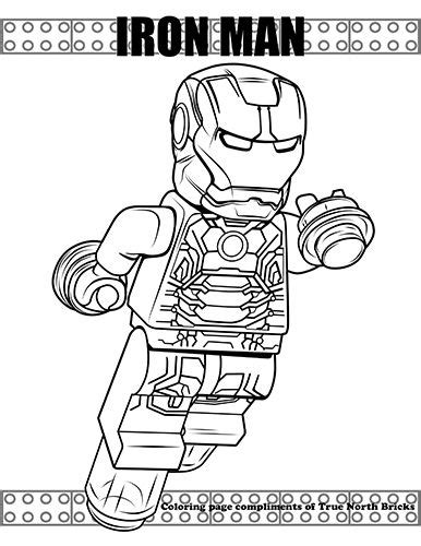 Lego Iron Man 3 Coloring Pages Tedy Printable Activities