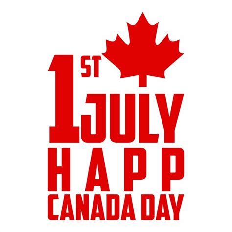 premium vector happy canada day background or banner design template