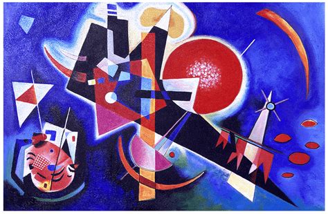 Vassily Kandinsky Dans Le Bleu Galerie Mont Blanc