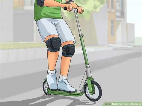 Show them how to ride the scooter. 4 Ways to Ride a Scooter - wikiHow
