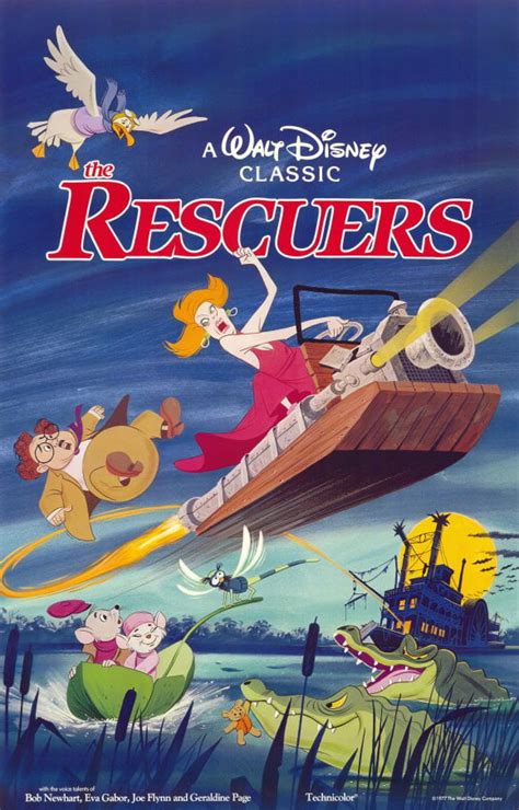 The Rescuers Movie Poster Style B 11 X 17 1977