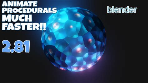 Much Faster Animated Procedural Textures In Blender 281 Quick And