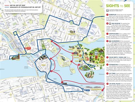 Stockholm Tourist Map Printable Printable Maps