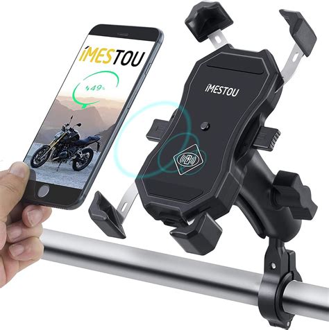 Custom Cell Phone Holder For Motorcycles U2013 Perch Screw Mount Black
