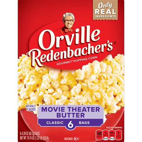 Orville Redenbachers Movie Theater Butter Microwave Popcorn 329 Oz 6