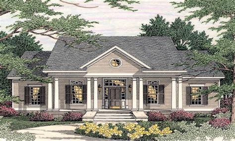 Small Southern Colonial House Plans Georgian Style House Plans 169585