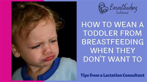 How To Wean A Toddler From Breastfeeding Youtube