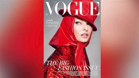 Linda Evangelista Lands British Vogue Cover Revealing She Taped Her