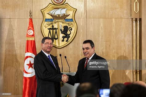 tunisia s new prime minister habib essid and his predecessor mehdi news photo getty images