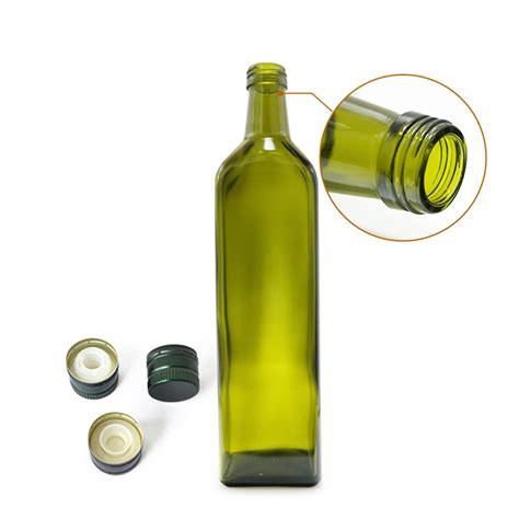 1000ml Marasca Olive Oil Bottle Glass Bottle With Aluminum Cap