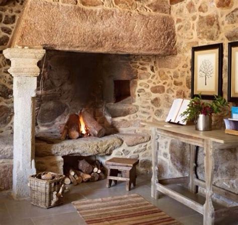 And do not forget to include the stone fireplace as this is one of the most indispensable elements of it. Fabulous period fireplace - French country. | Cottage ...