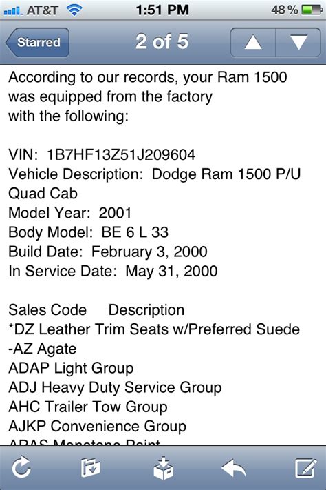 Dodge Ram Vin Decoder Build Sheet Ultimate Dodge