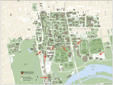 Princeton University Campus Map World Map Images And Photos Finder
