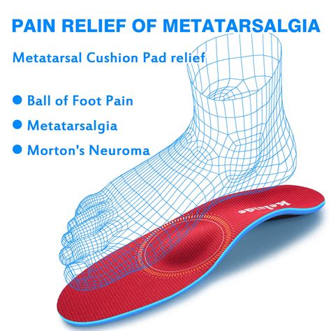 Mua Orthotics Arch Support Metatarsalgia Insoles Mortons Neuroma Inserts Relief Ball Of Foot