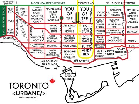 Map Of Toronto Neighborhoods Long Dark Mystery Lake Map
