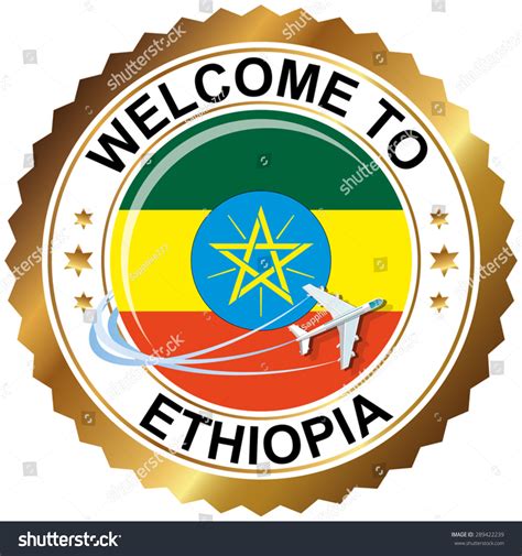 Welcome Ethiopia Stock Vector Royalty Free 289422239