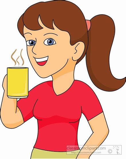 Drinking Coffee Clipart Free Download On Clipartmag