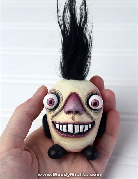 Handmade Creepy Figurines Gothic Horror Moody Misfits