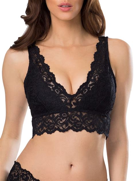 Smart And Sexy Smart And Sexy Womens Signature Lace Deep V Bralette Style Sa874
