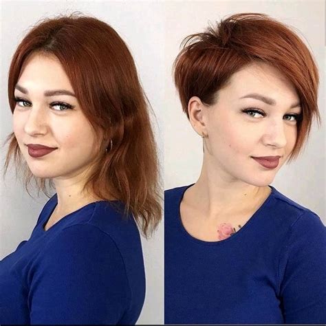 Find out what these women look like before and after a drastic headshave or haircut. Long to Short Haircuts Before and After - Female Short ...