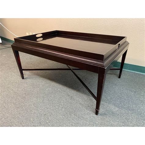Distinctive architectural features with a refined sense of modern elegance provide luxurious aesthetics for today's interiors. Baker Furniture Barbara Barry Butler Tray Coffee Table ...