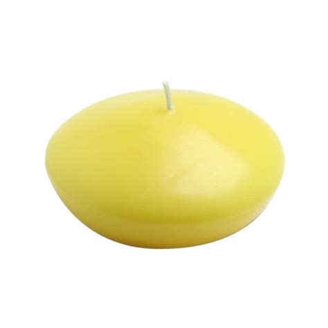 Zest Candle 4 In Yellow Floating Candles Box Of 3 Cfz 081 The Home