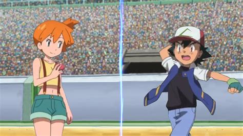 Pokemon Battle Usum Ash Vs Misty Pokemon Ashs Companion Face Off Youtube