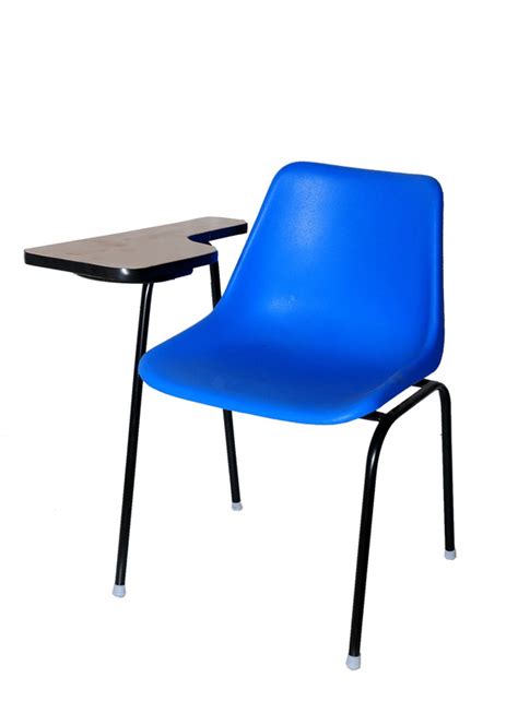 Cellbell folding study chair with cushion & writing padblack. Writing pad chair - CS FURNITURE