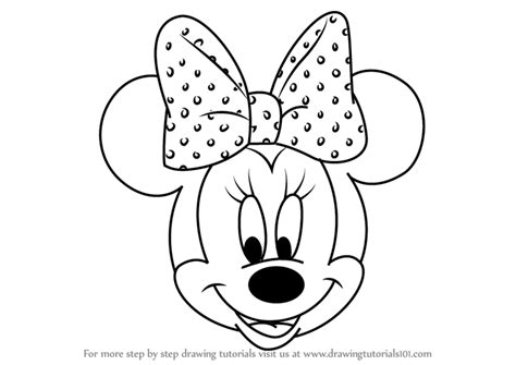 71 minnie mouse pictures to print and color. Learn How to Draw Minnie Mouse Face from Mickey Mouse ...