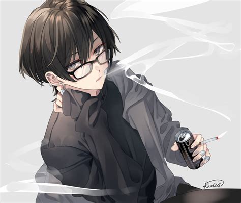 Cool Anime Boy With Glasses