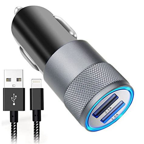 Iphone Car Charger Aonear 31a Rapid Dual Port Usb Car Charger With 6