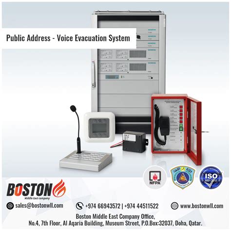 Public Address Voice Evacuation System Fire Protection System