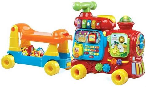 Vtech push & ride alphabet train. VTech Sit-to-stand Ultimate Alphabet Train Developmental ...