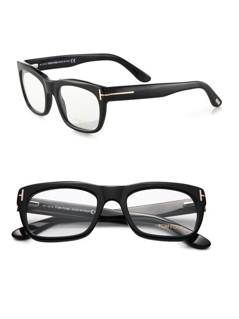 Tom Ford Shiny Optical Frames In Black For Men Lyst