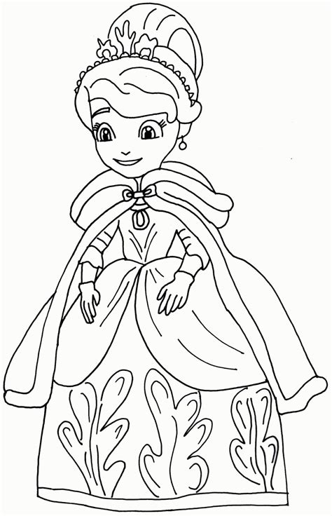 Free Sofia The First Coloring Pages Download Free Sofia The First