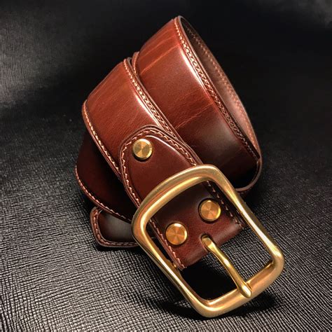 Handmade leather belt, custom leather belt, personalized leather belt ...