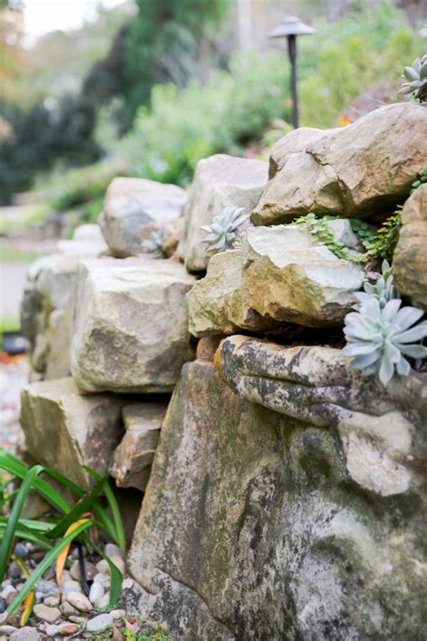 Share the best gifs now >>>. How to Build a Boulder Retaining Wall | how-tos | DIY