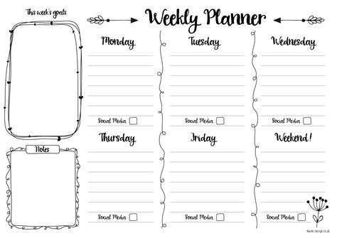 Pin By Michelle Orantes On Product Ideas Weekly Planner Free Weekly