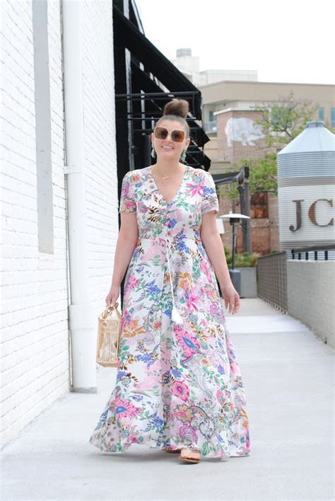 Spring Fashion Floral Maxi Dress